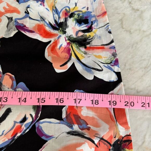 OLIVIA MATTHEWS floral DRESS 100% cotton SIZE 8 belt loops, no belt included - Picture 8 of 10